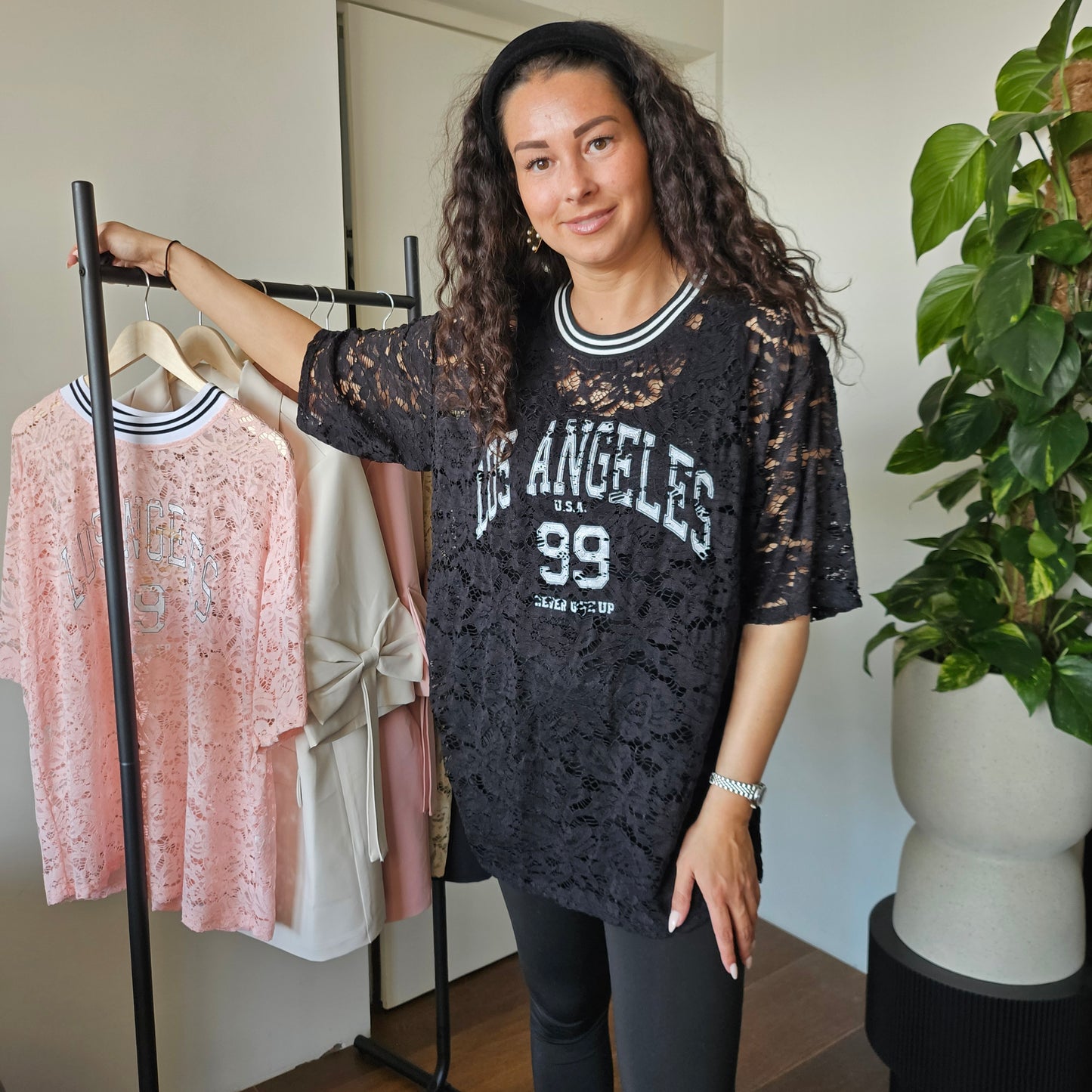 Kanten top (3 kleuren)