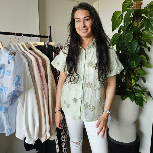 Blouse korte mouw (2 kleuren)