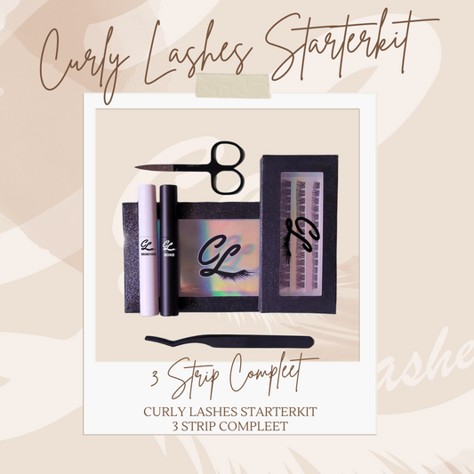 Curly Lashes Starter kit 3 Strip Compleet