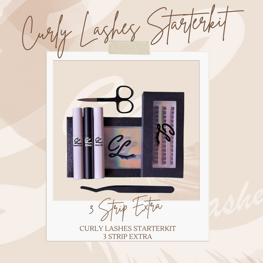 Curly Lashes Starter kit 3 Strip Extra