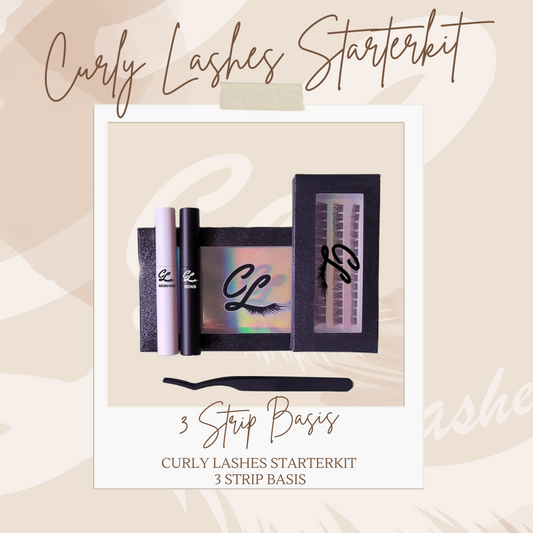 Curly Lashes Starter kit 3 Strip Basis